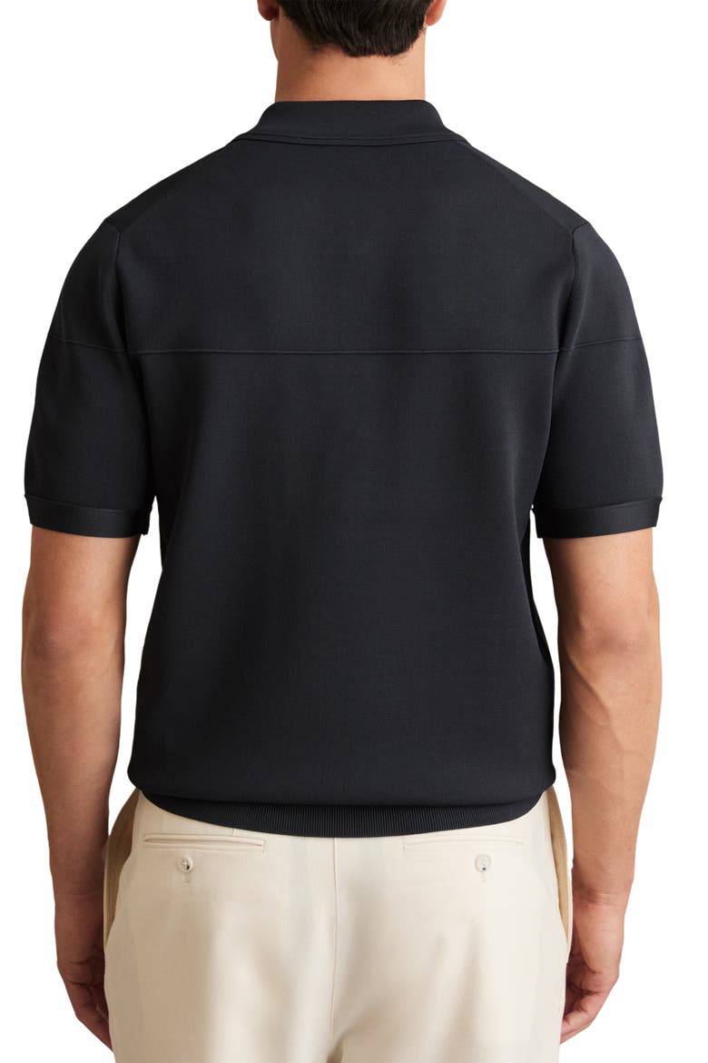 Blinker Seamed Polo, Alternate, color, NAVY