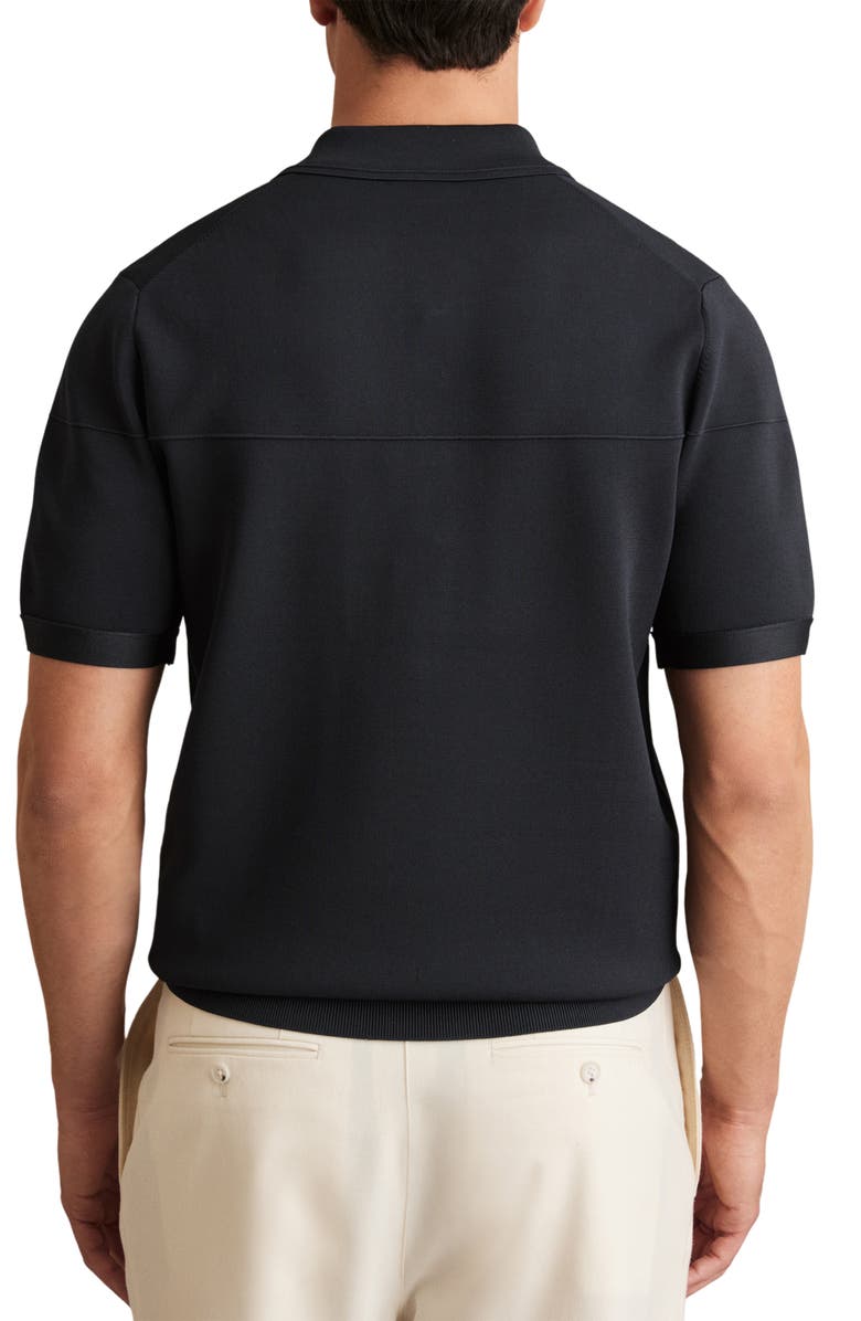 Reiss Blinker Seamed Polo, Alternate, color, Navy