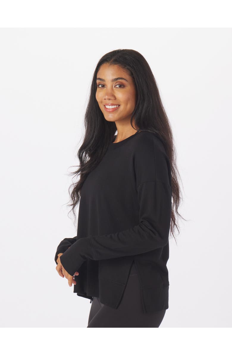 GLYDER Lounge Long Sleeve, Main, color, Black