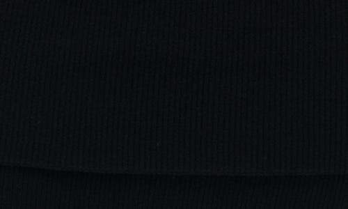 Mango Rib Midi Skirt In Black