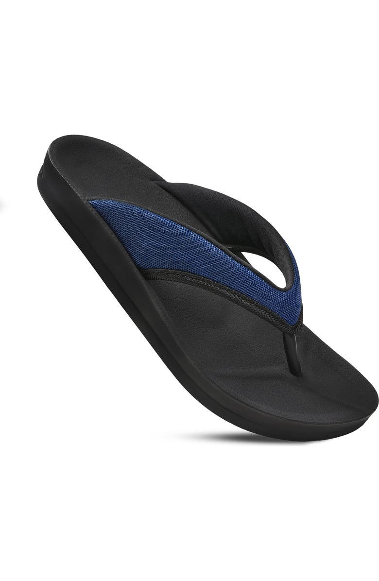 AEROTHOTIC Enhalus Flip Flop Sandal, Main, color, Navy