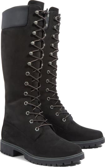 Premium 14-Inch Lace-Up Waterproof Boot