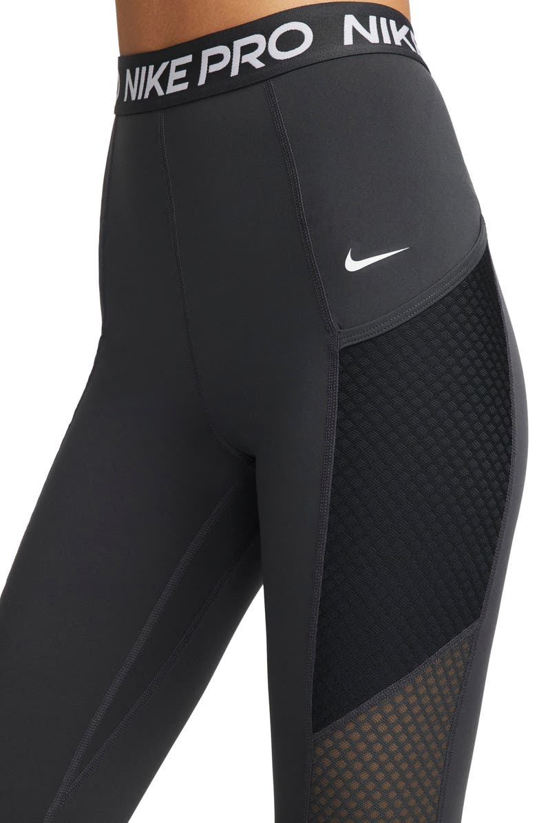Nike Dri-FIT Pro High Waist Pocket 7/8 Leggings, Alternate, color, 