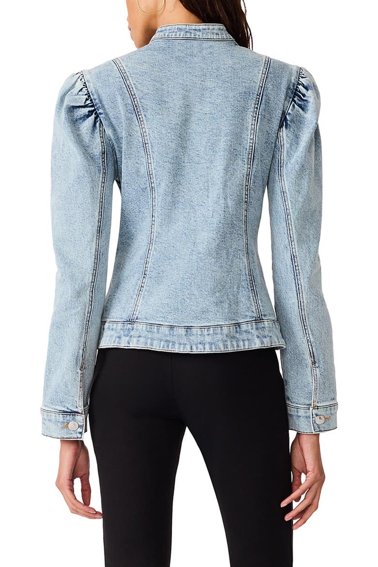Aberdeen Stretch Denim Top, Alternate, color, VINTAGE BLUE