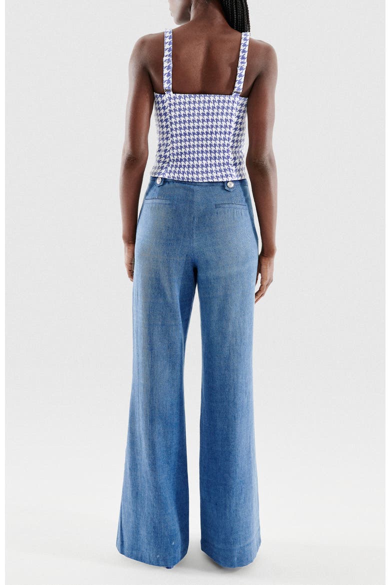 Dominga Denim Trousers, Alternate, color, Denim