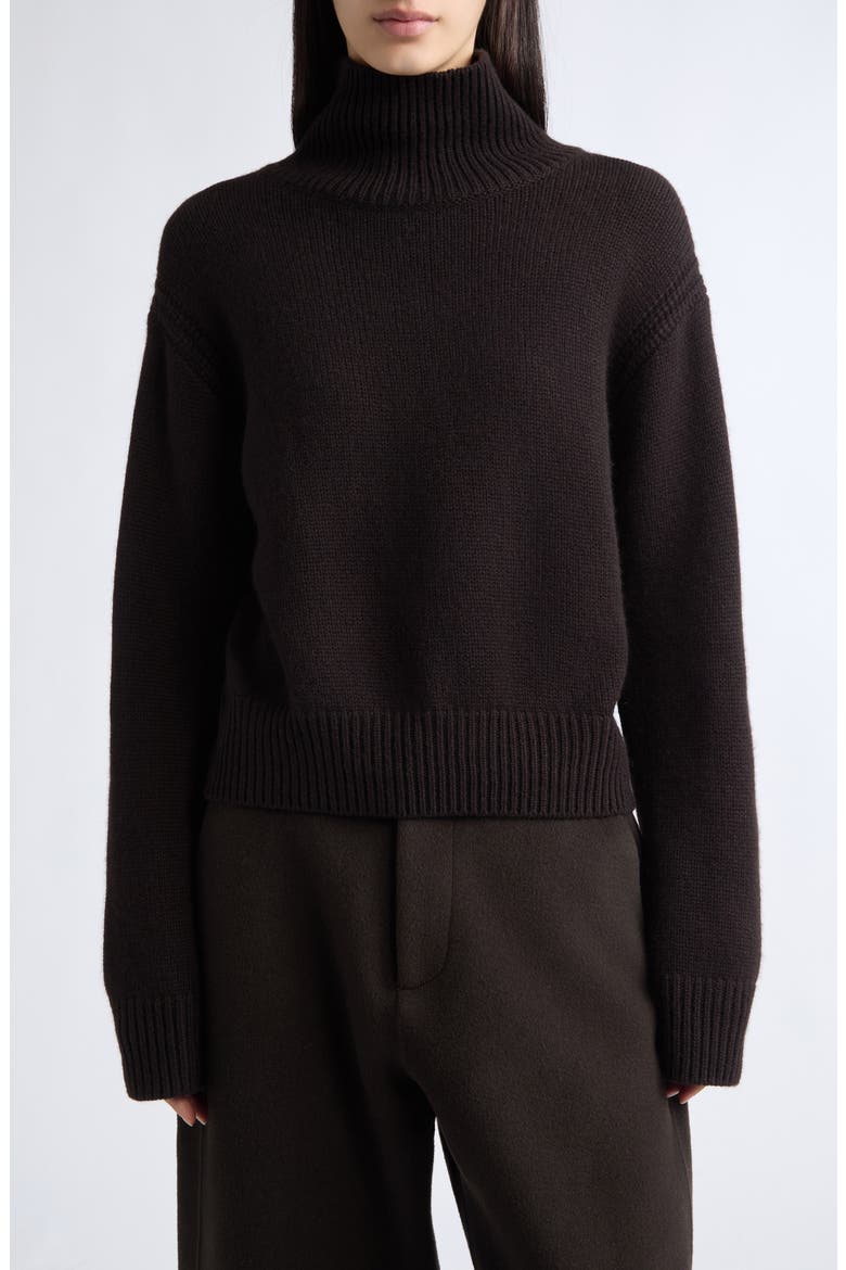 Tiona Back Cutout Cashmere Sweater, Main, color, DARK OAK
