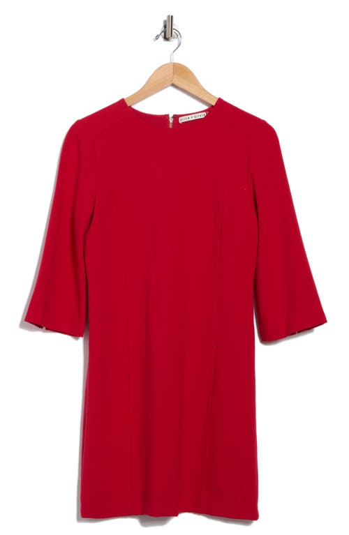 Alice And Olivia Gem Shift Dress In Red