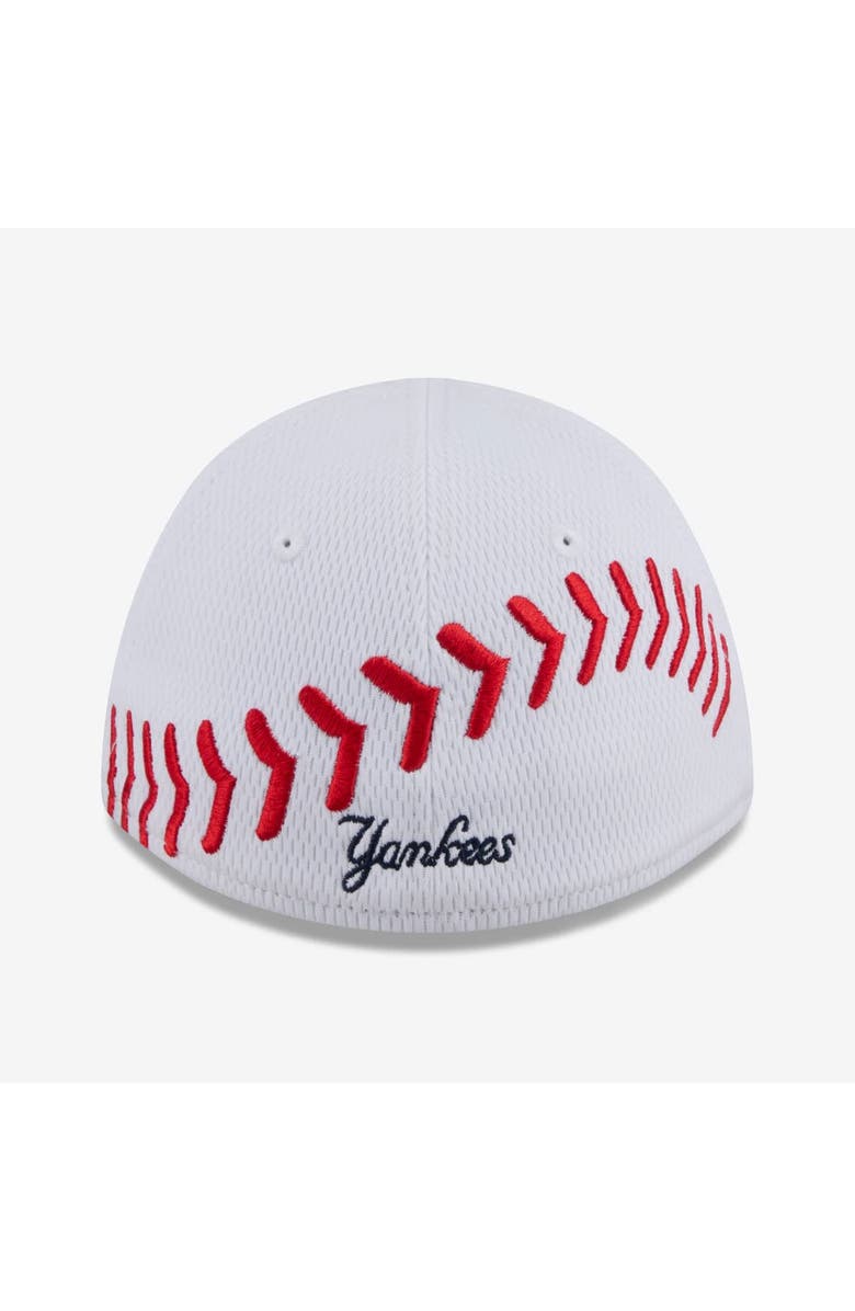 New Era Toddler New Era White New York Yankees Baseball 39THIRTY M-Crown Adjustable Hat, Alternate, color, White