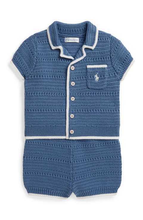 Short Sleeve Sweater & Shorts Set (Baby)