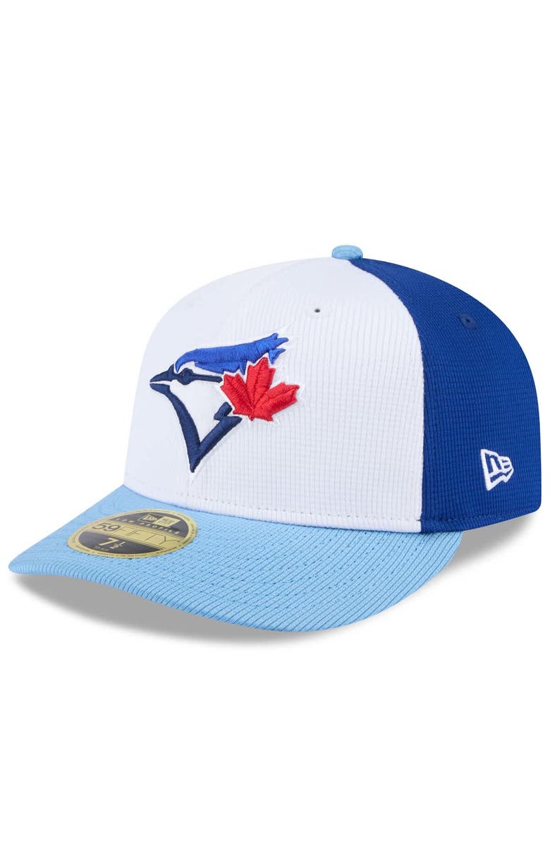 New Era Men's New Era  White/Powder Blue Toronto Blue Jays 2025 Spring Training Low Profile 59FIFTY Fitted Hat, Alternate, color, 