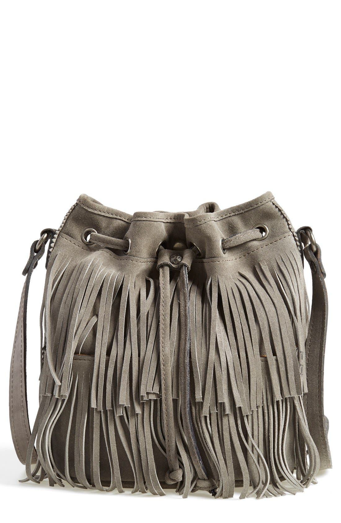 Patricia Nash 'Bronte' Fringe Bucket Bag, Alternate, color, 