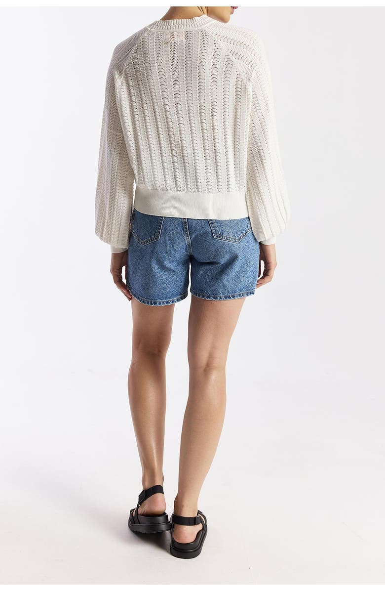 WISPR Stitch Raglan Crew Neck Sweater, Alternate, color, Ivory