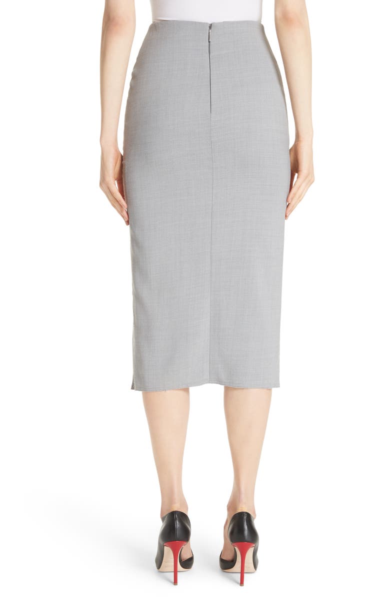 JASON WU Raw Hem Tie Front Skirt, Alternate, color,