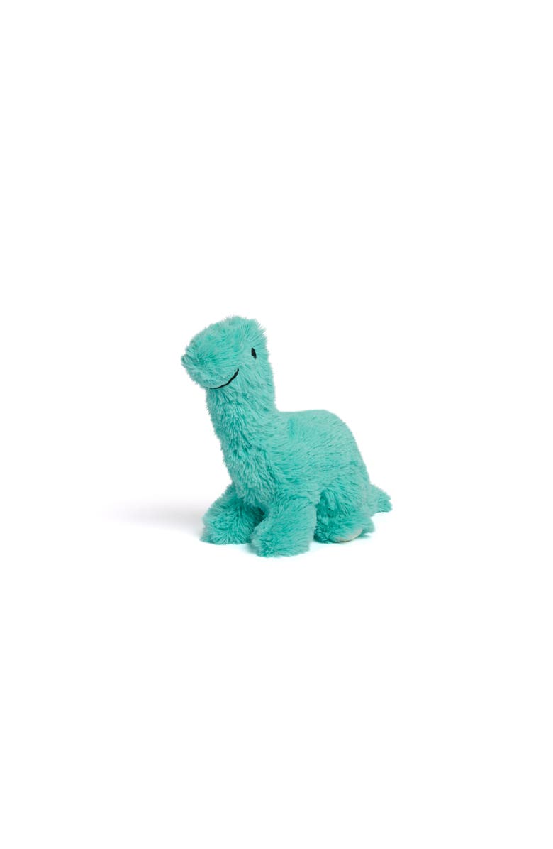 Warmies Long Neck Dino Junior Plush Toy, Main, color, Teal