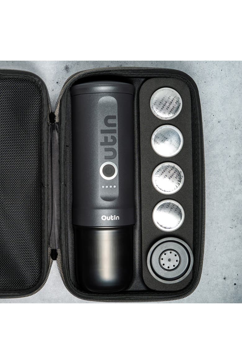 Nano Portable Electric Espresso Machine Travel Kit, Alternate, color, Space Grey