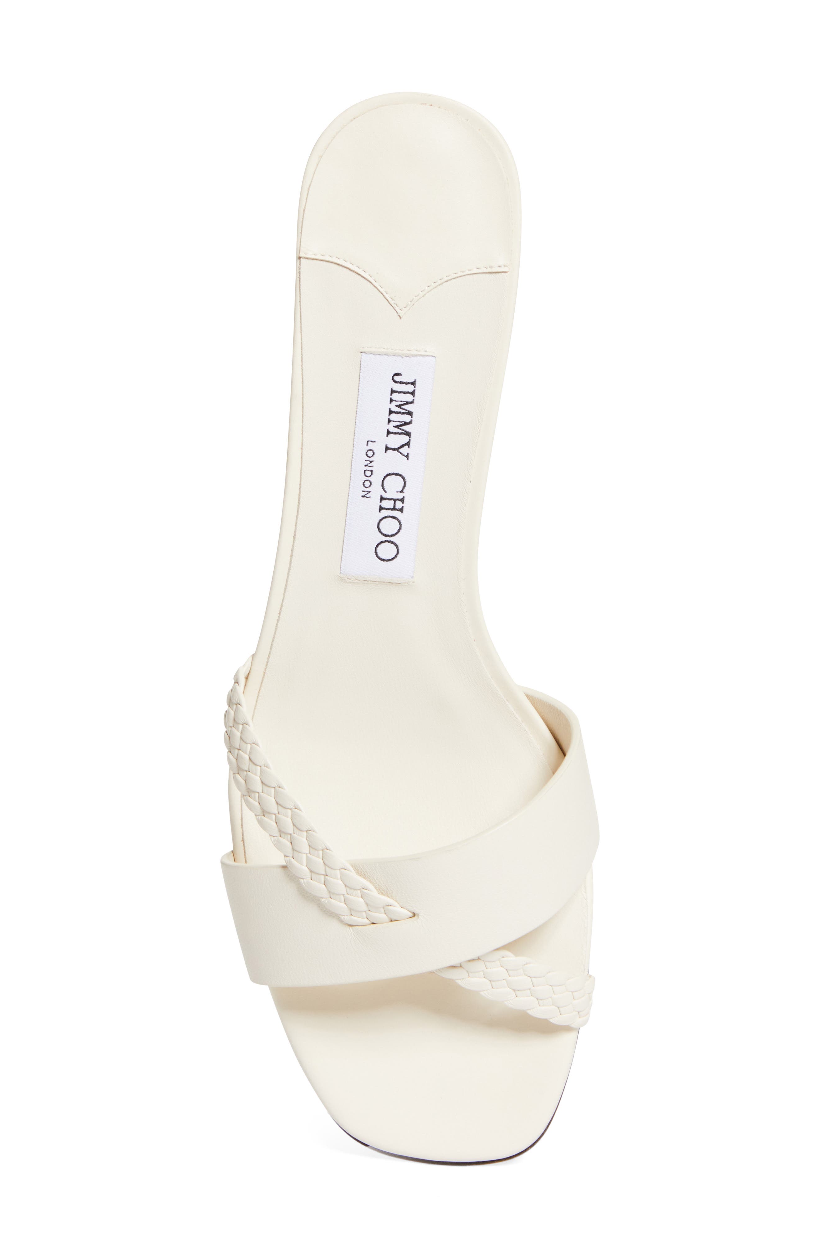 Jimmy Choo Rori Slide Sandal, Alternate, color, Latte/ Toasty