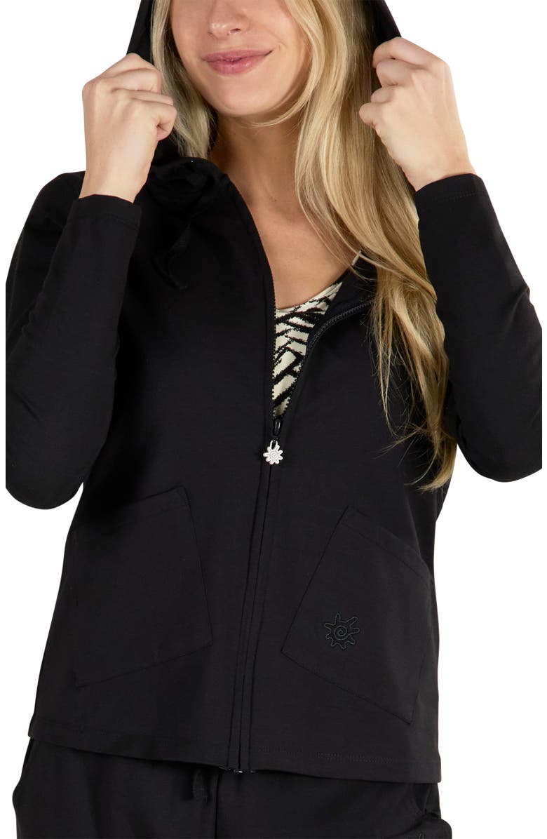 UV Skinz Everyday Hooded Jacket, Alternate, color, Black
