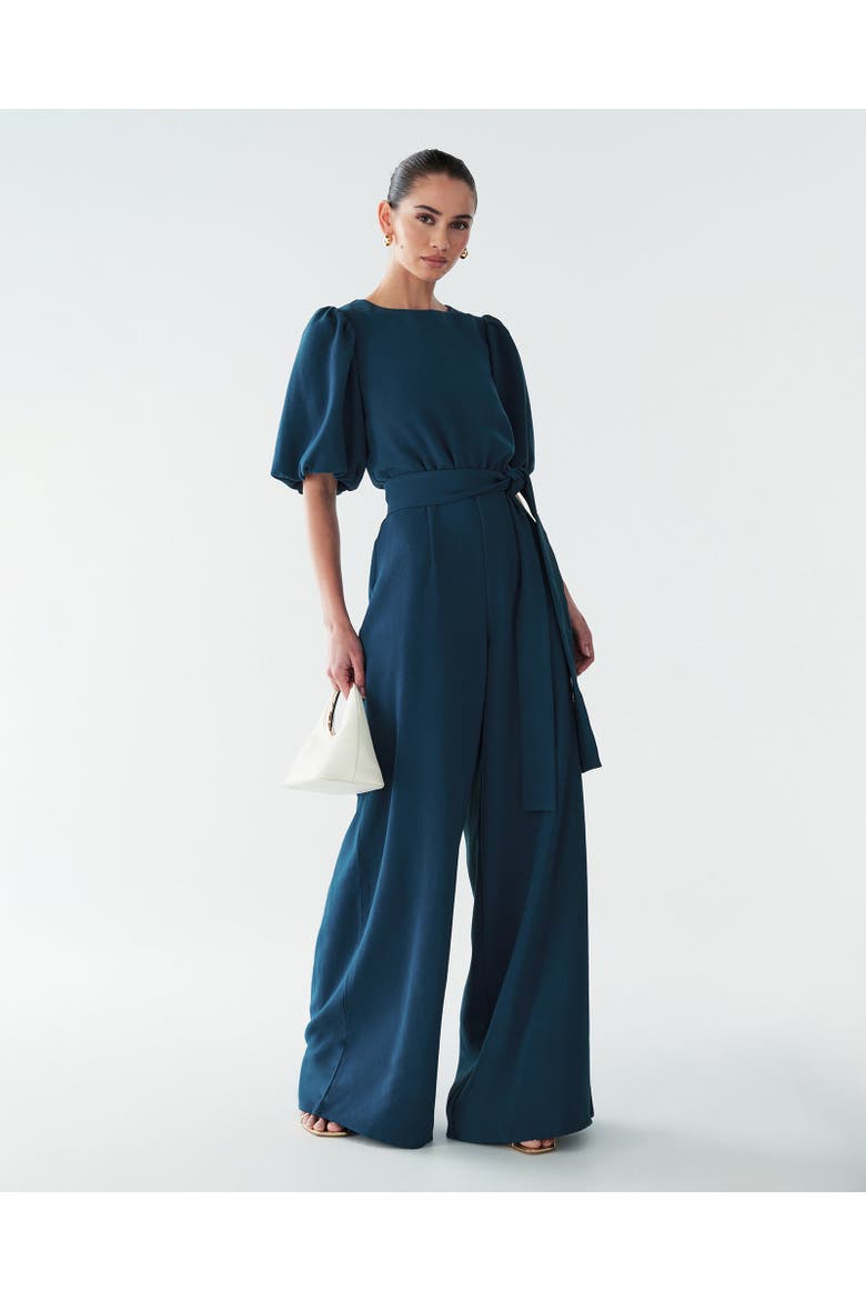 Laney Jumpsuit, Alternate, color, Teal