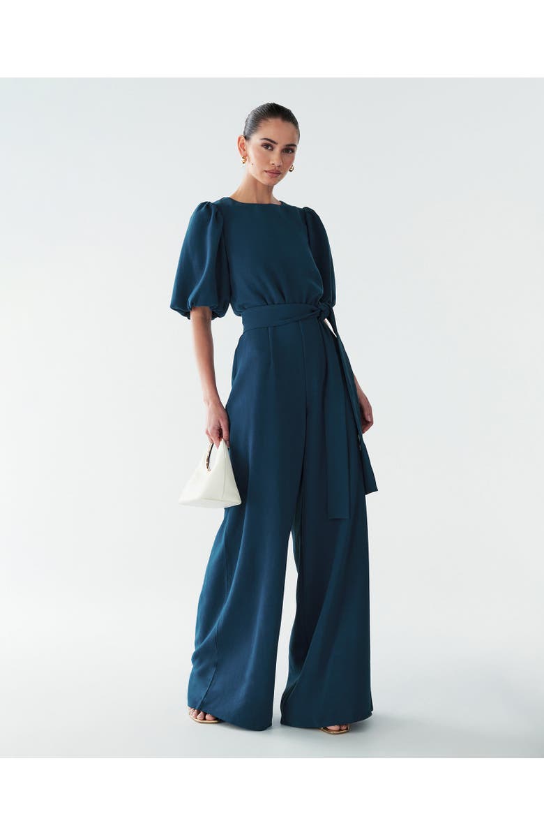 BWLDR Laney Jumpsuit, Alternate, color, Teal