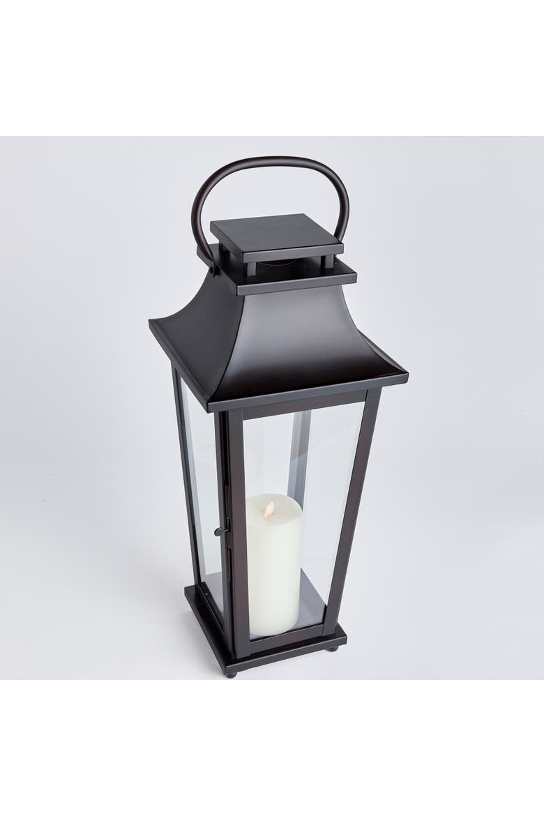 Maurice Outdoor Lantern Candle Holder Medium, Alternate, color, Black