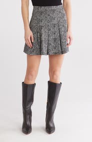 MAX STUDIO Pleated Miniskirt