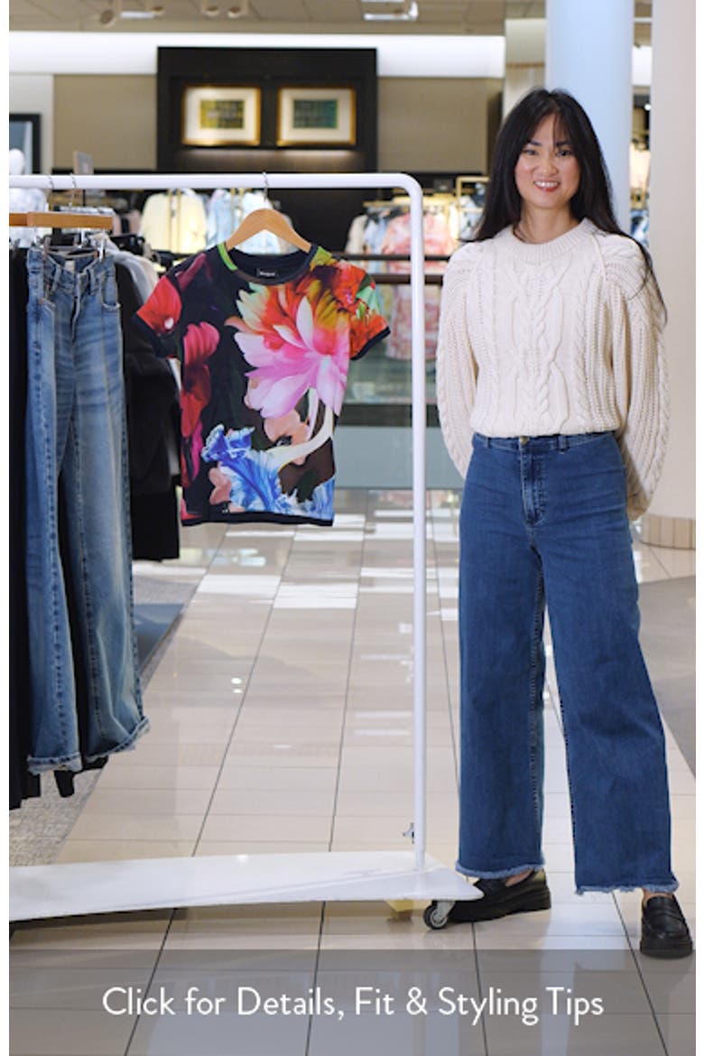 Flower Cotton Graphic T-Shirt video