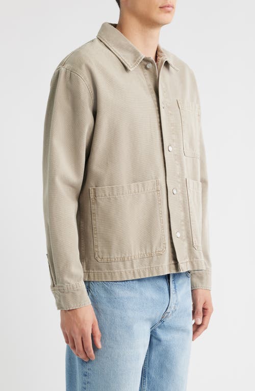 Frame Canvas Chore Coat In Green