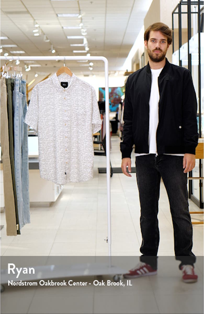 Carson Short Sleeve Linen Blend Button-Up Shirt, sales video thumbnail