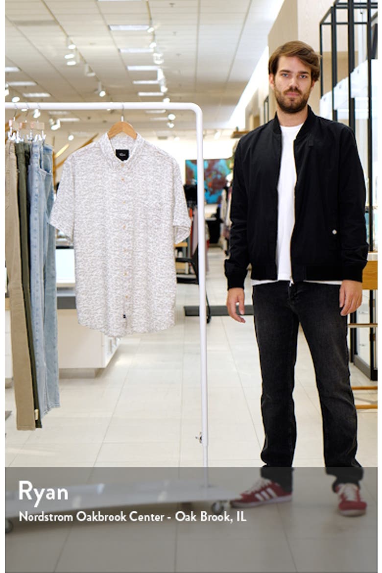 Carson Short Sleeve Linen Blend Button-Up Shirt video