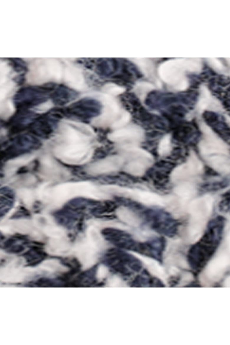 Flecked Wool-Blend Beanie, Alternate, color, NAVY / WHITE