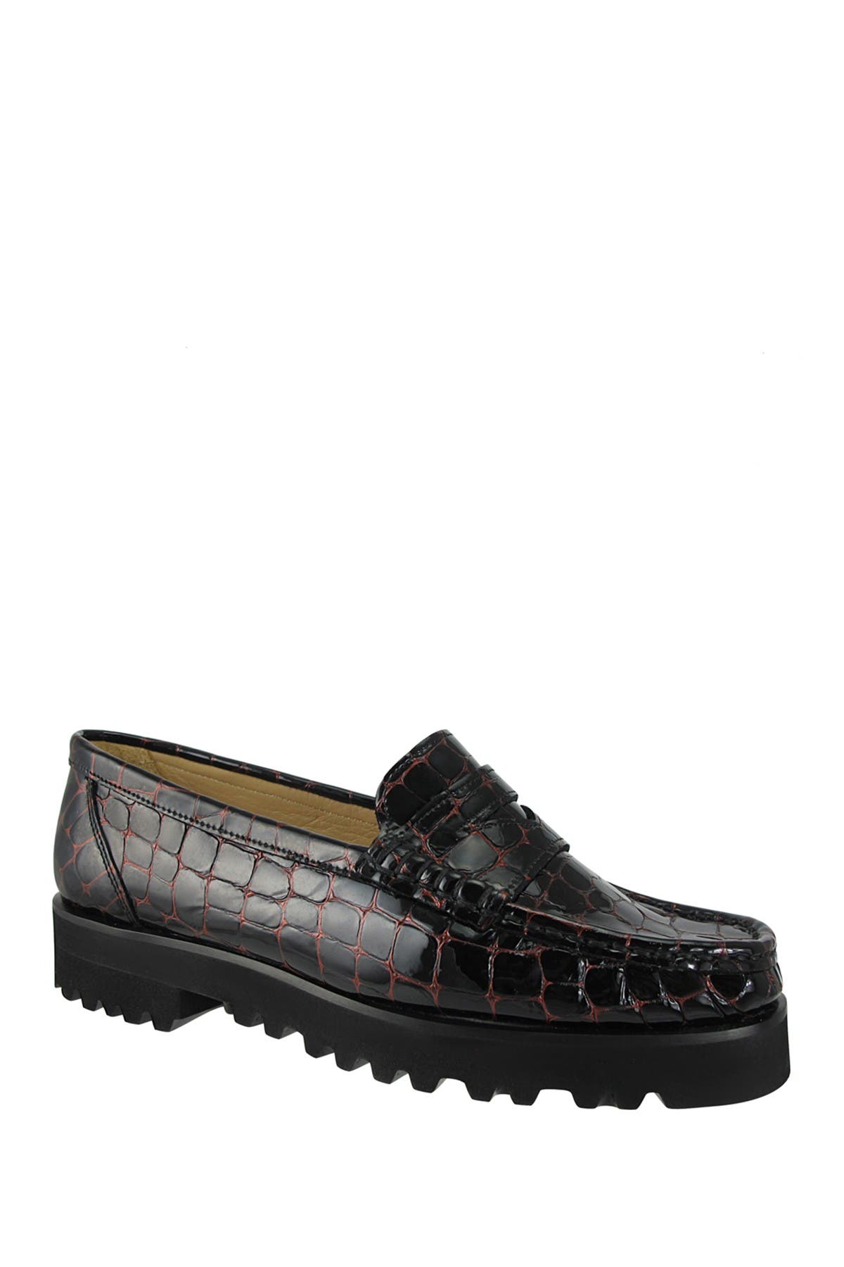 Ron White Rita Platform Penny Loafer, Main, color, 