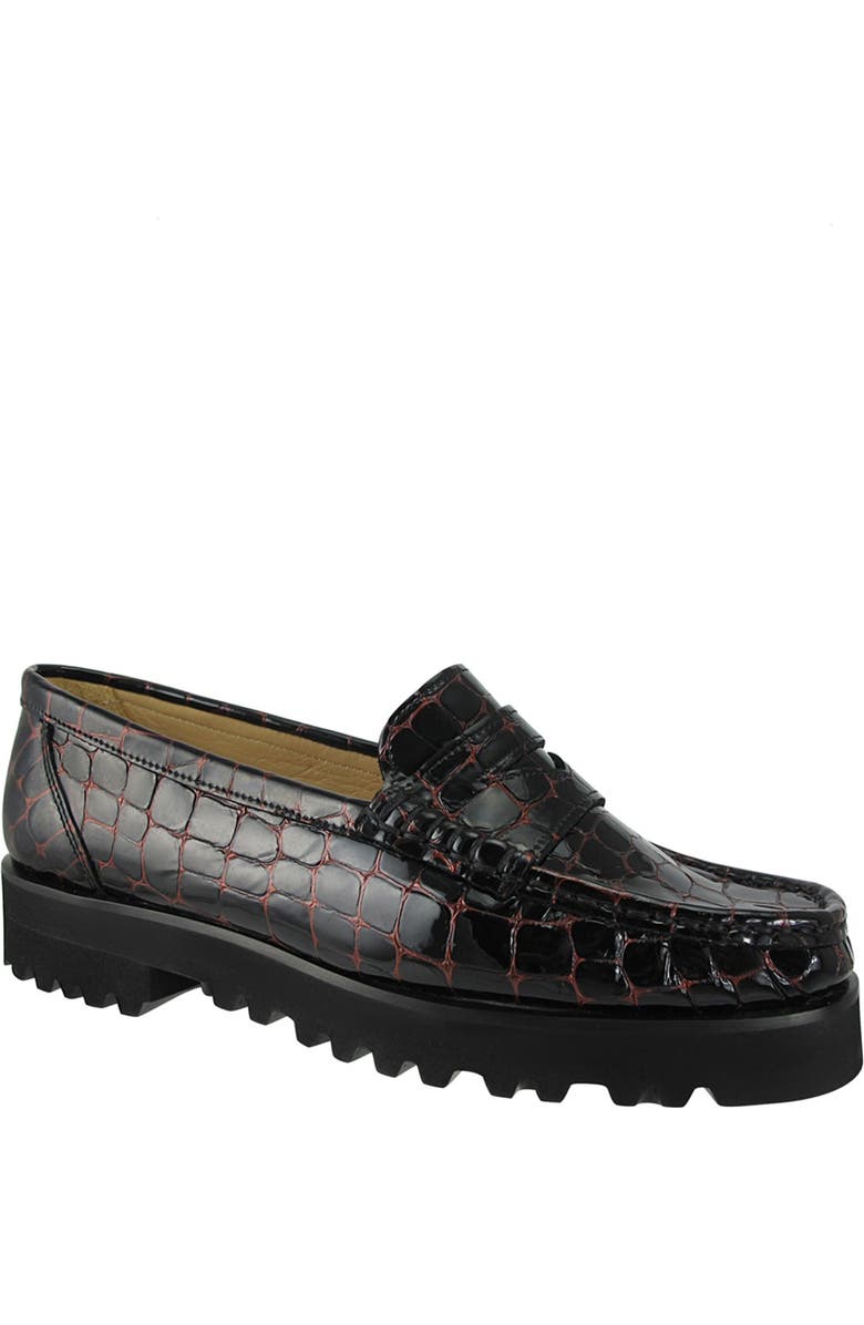 Ron White Rita Platform Penny Loafer, Main, color,