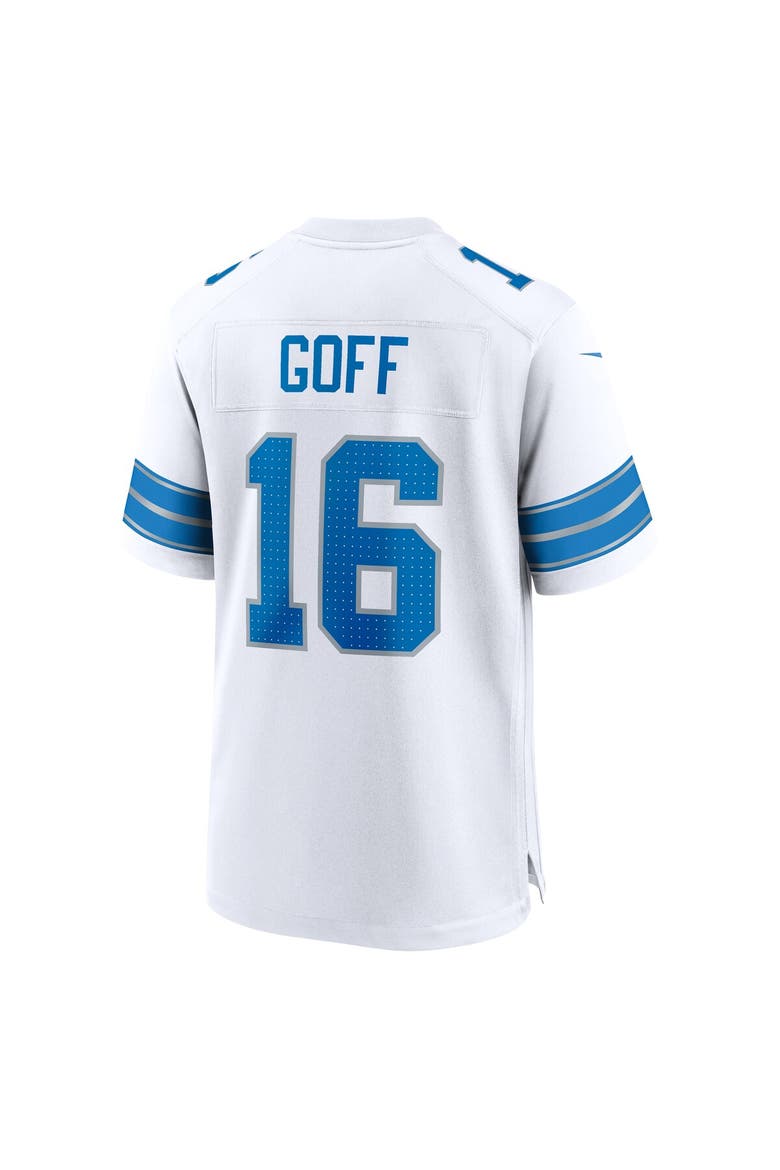 Men's Nike Jared Goff White Detroit Lions Game Jersey, Alternate, color, White