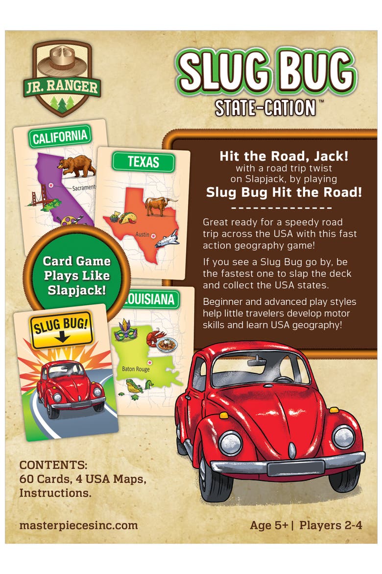 Jr. Ranger State-cation Card Game, Alternate, color, Multicolor