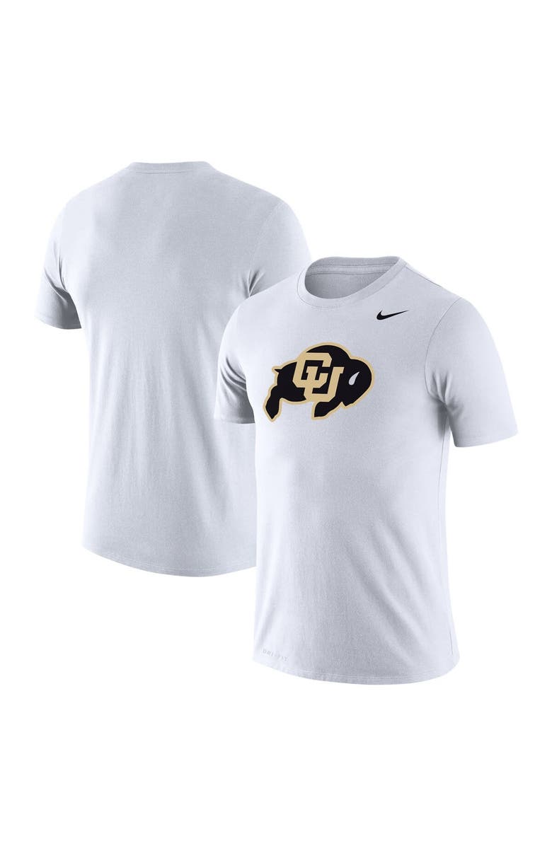 Nike Men's Nike White Colorado Buffaloes School Logo Legend Performance T-Shirt, Main, color, 