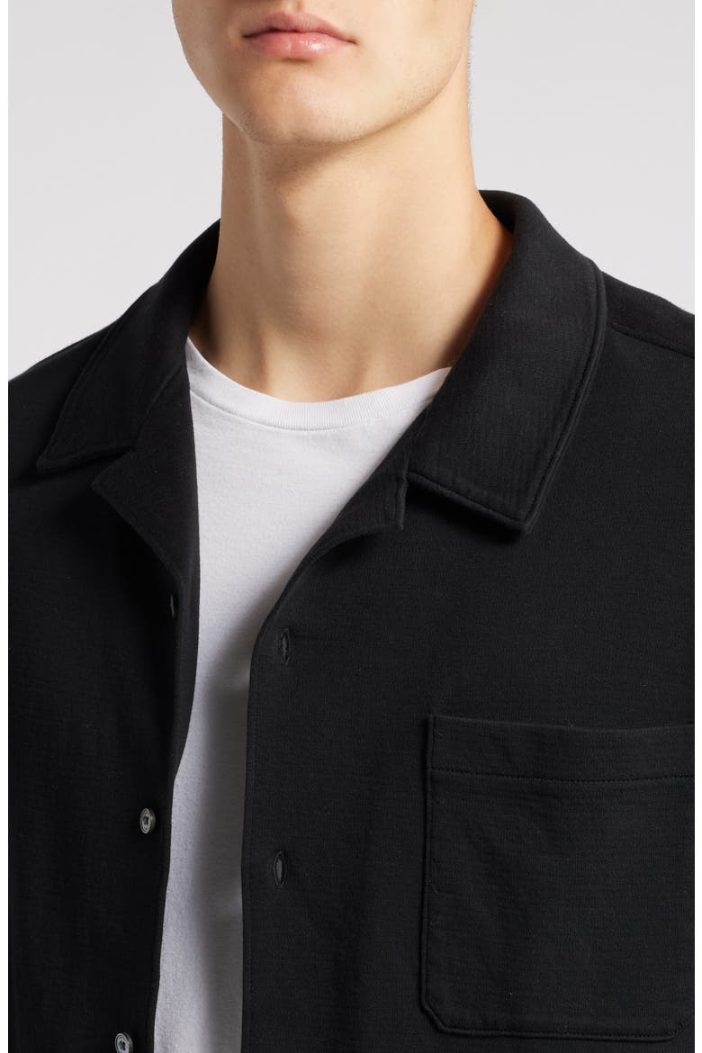 Long Sleeve Duo Fold Relaxed Shirt, Alternate, color, BLACK
