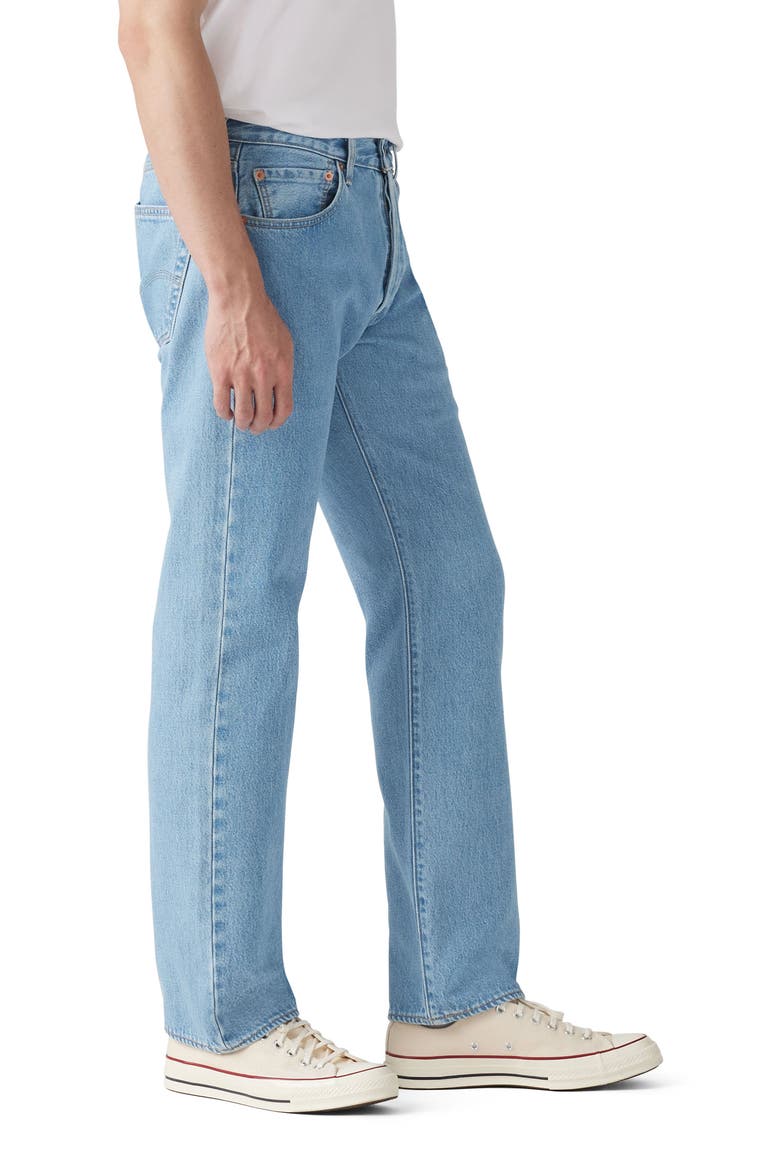 501 Original Fit Straight Leg Jeans, Alternate, color, FERRY BUILDING BLUE T2