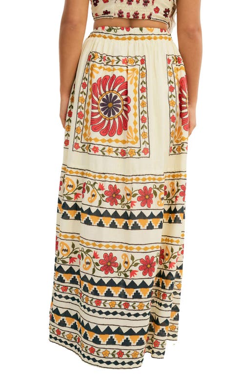 Next Floral Cotton Maxi Skirt