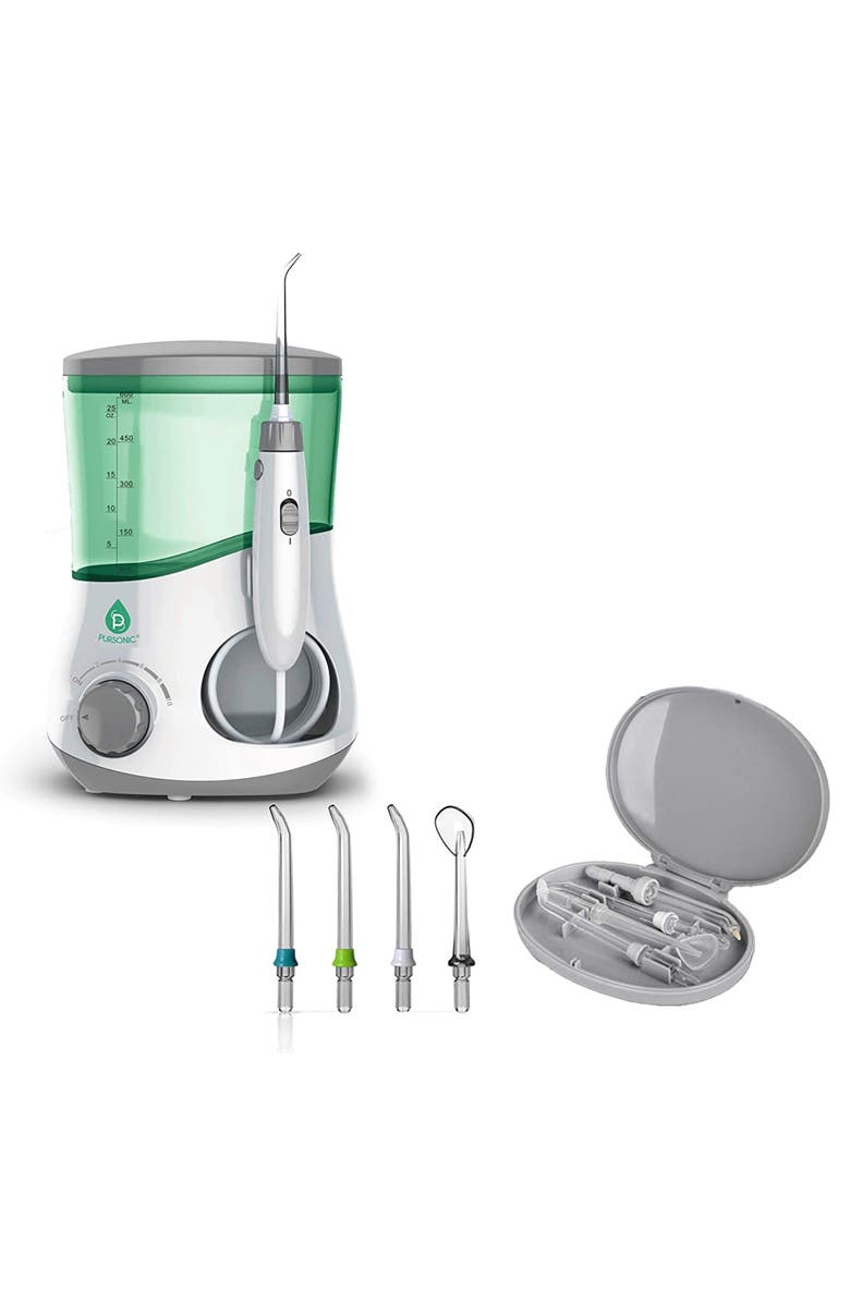 PURSONIC Professional Counter Top Oral Irrigator Water Flosser, Main, color, 