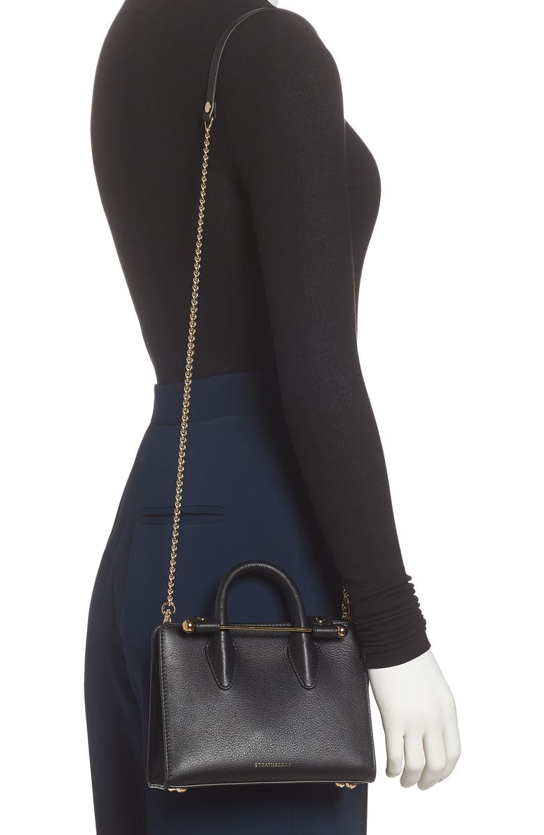 Strathberry Nano Leather Tote, Alternate, color,