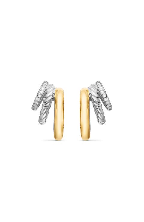 Mercer™ Pavé Diamond Multi Hoop Earrings