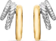 David Yurman Mercer™ Pavé Diamond Multi Hoop Earrings