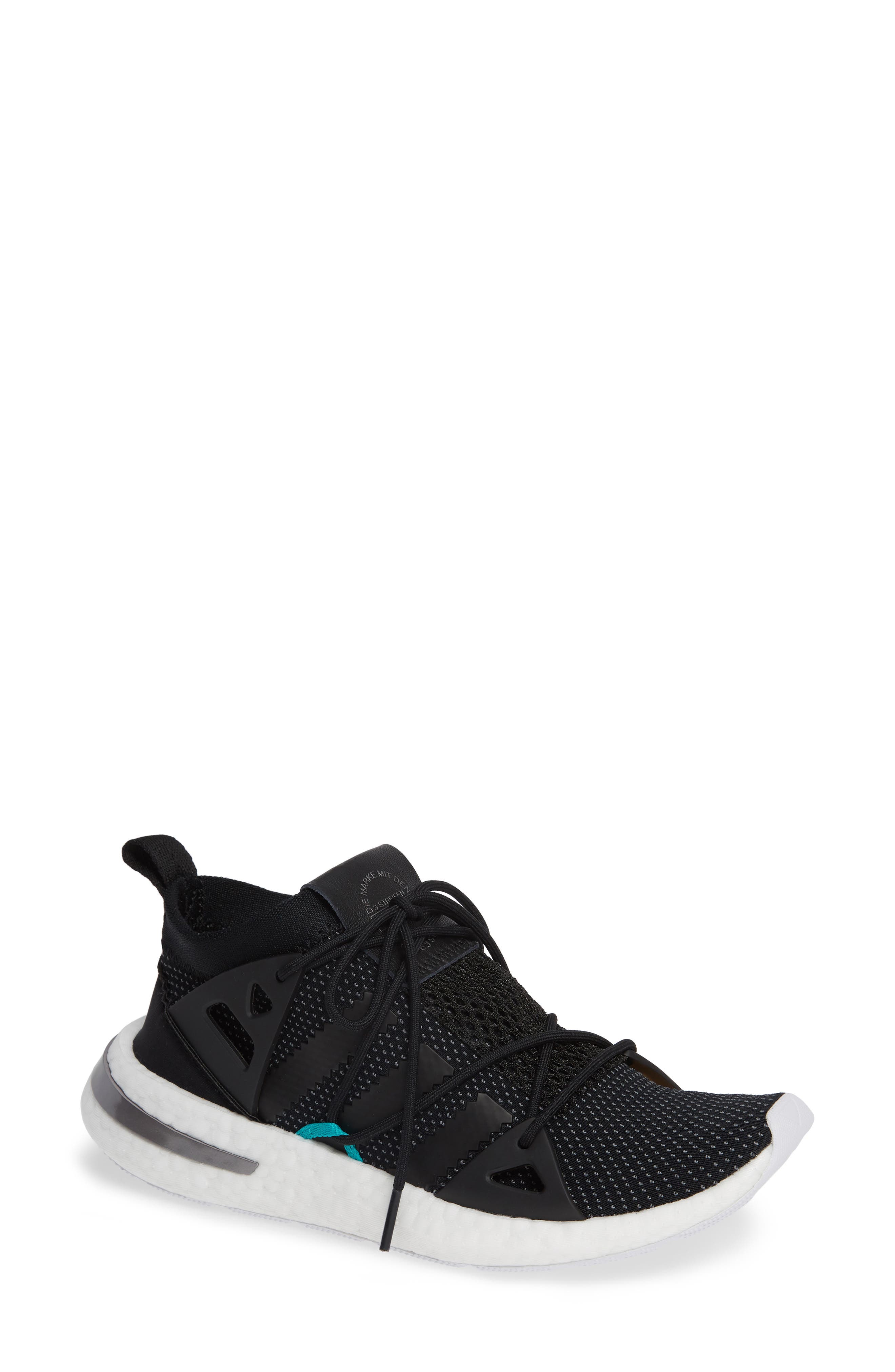 Arkyn Sneaker, Main, color, BLACK/ BLACK/ WHITE
