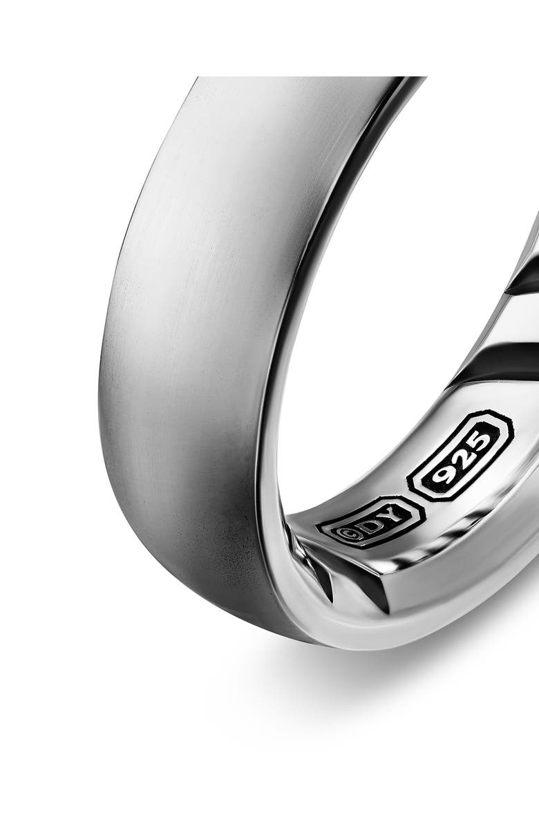 David Yurman Streamline Band Ring in Sterling Silver, 6.2mm, Alternate, color, Silver