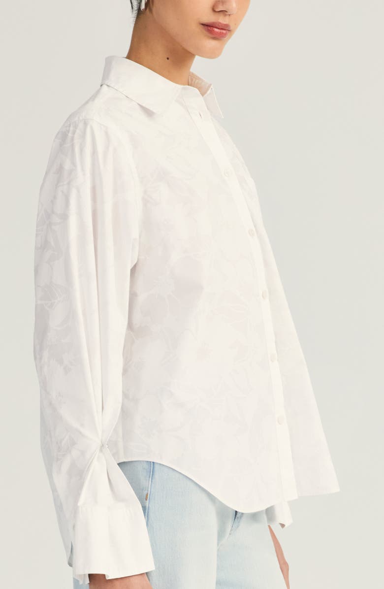 Derek Lam 10 Crosby Wesley Floral Button-Up Shirt, Alternate, color,