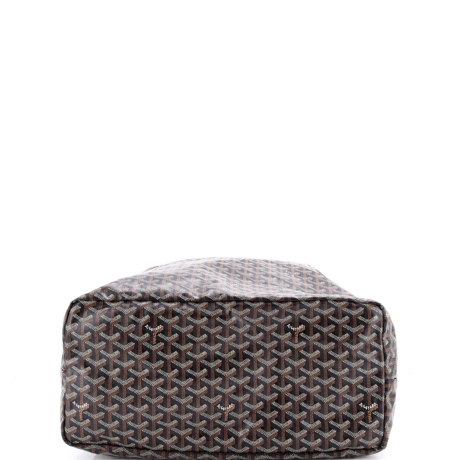 Pre-Owned Goyard Saint Louis Tote Coated Canvas GM, Alternate, color, Brown