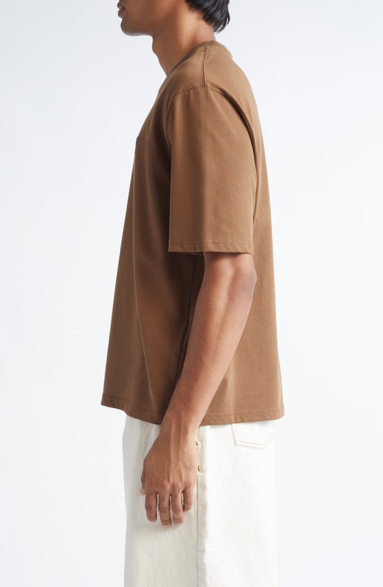 AMI PARIS Ami de Coeur Cotton T-Shirt, Alternate, color, Hazelnut