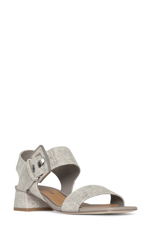 Snakeskin Print Sandal (Women)