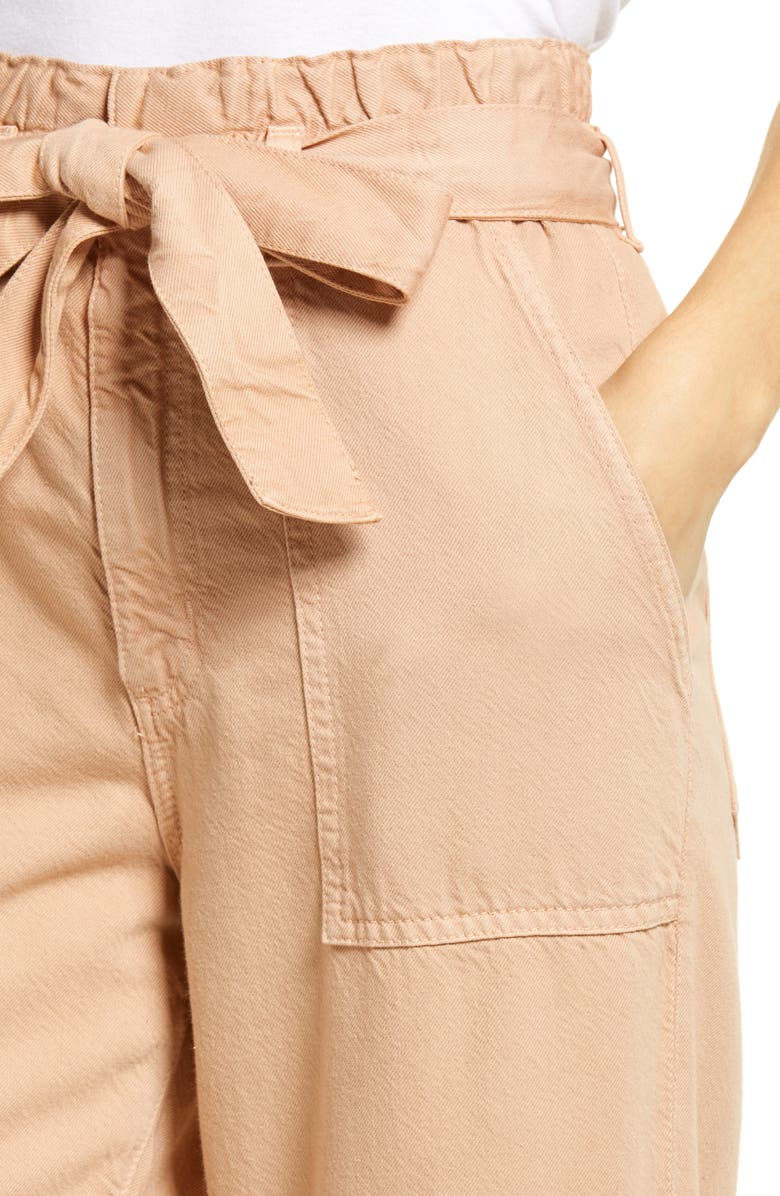 AG Renn Paperbag Waist Pants, Alternate, color, 