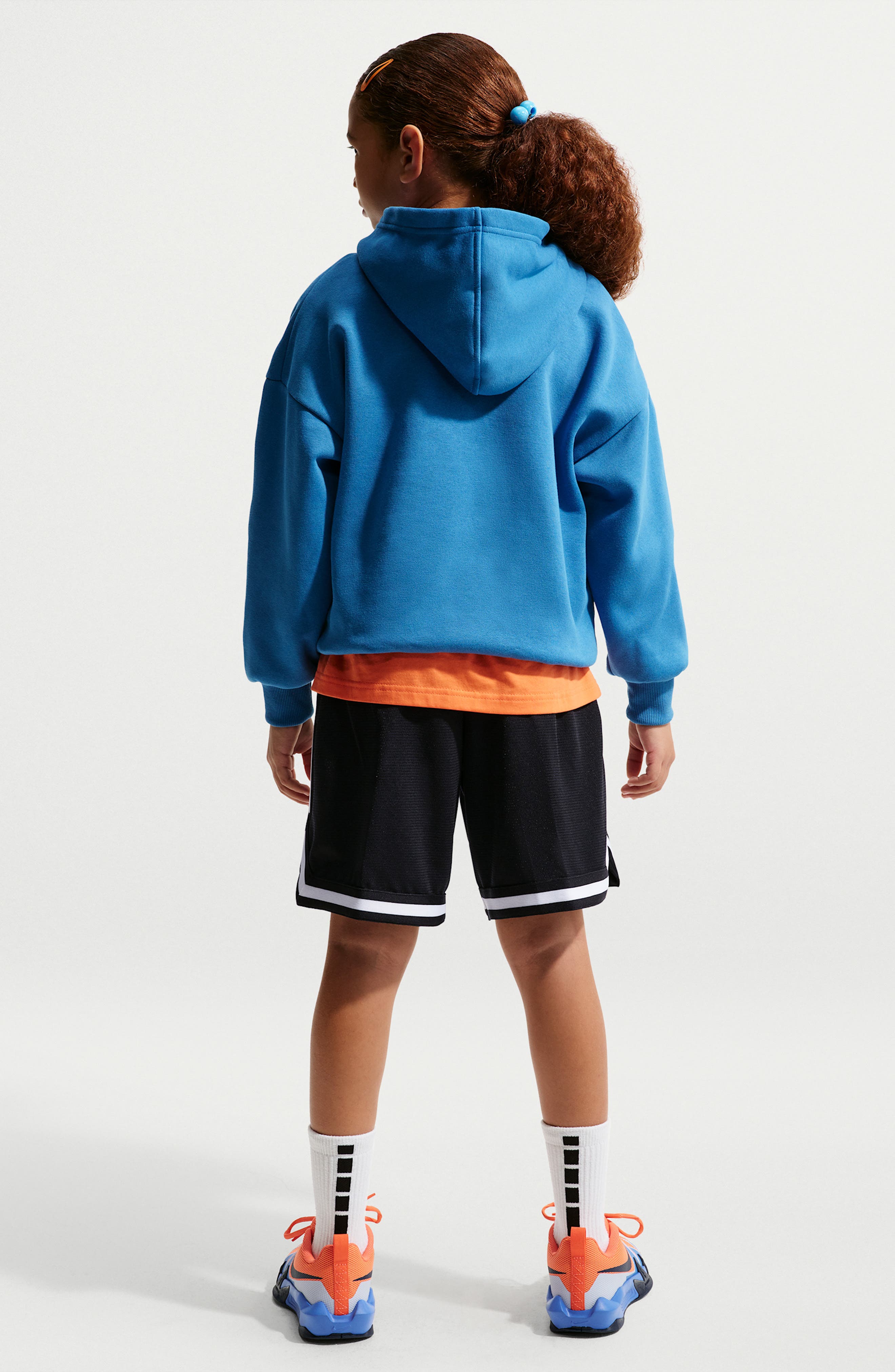 Детские Nike Kids' DNA Dri-FIT Mesh Basketball Shorts — фото 7